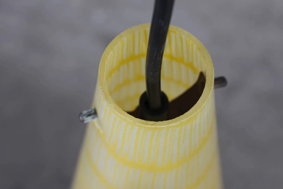 Lampada a sospensione da soffitto vintage colorata anni '60 '70 MCM – Lampadari, Vetro, Ottone (photo 11 of 14)