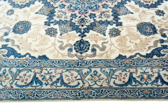 Image 1 of Handgeknüpfter Nain 9La Perserteppich mit Seidenanteil – 292 x 170 cm