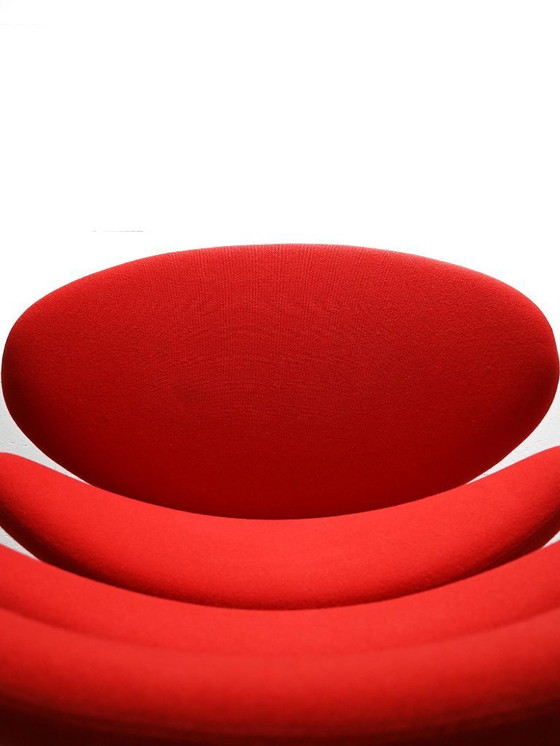 Image 1 of Red Corona Chair by Poul M. Volther