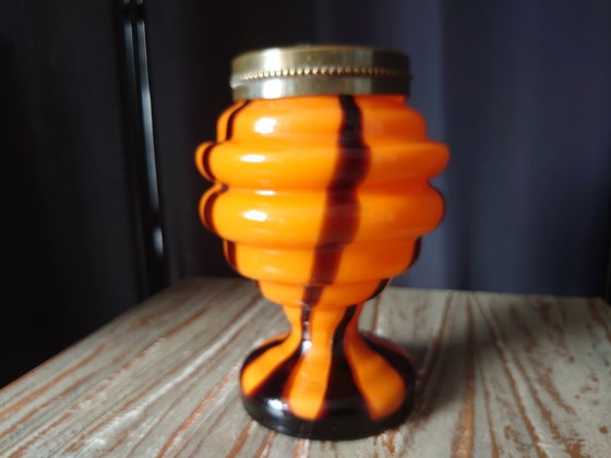 Image 1 of Dispensador de flores de cristal Art Decó Tango años 20/30