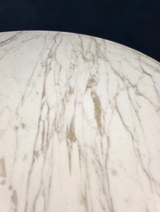 Image 1 of Poltrona Frau “Bolero” dining table Calacatta Oro Marnle matt finish