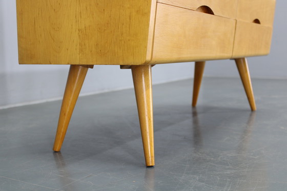 Image 1 of Cassettiera con ripiano in vetro, anni '60, Cecoslovacchia