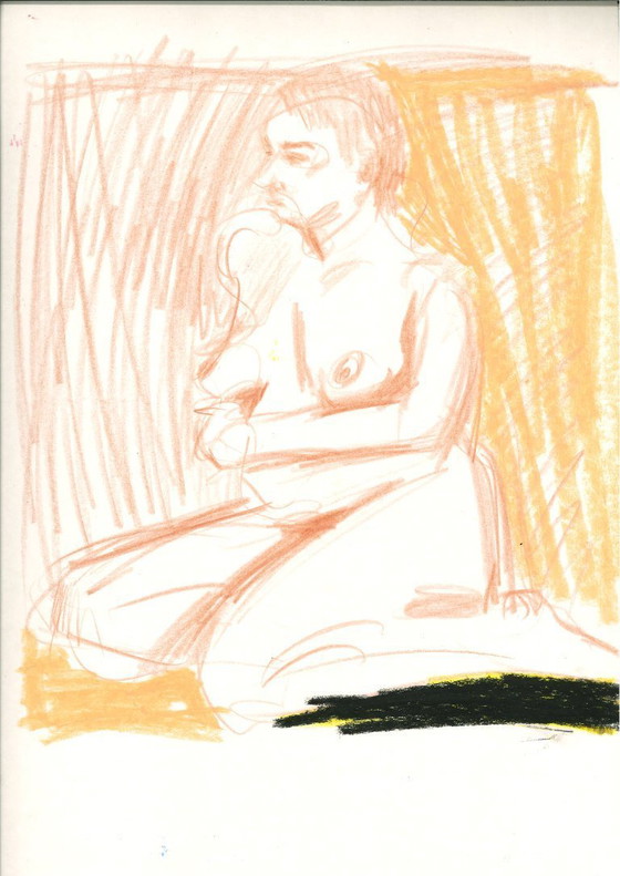 Image 1 of Model drawings (expressive/abstract)
