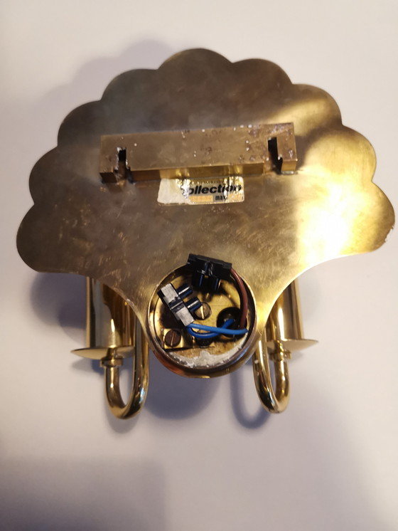 Image 1 of Hollywood Regency Designer Wall Lamp by Vereinigte Werkstätten München