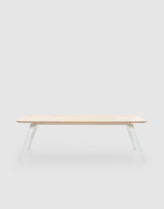 Image 1 of Table à manger Fold de Bas Vellekoop pour Puik Design, cadre blanc