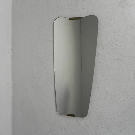 Specchio vintage dalla forma organica, anni '50