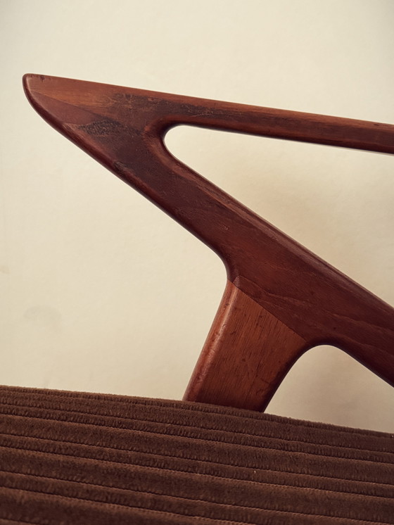 Image 1 of Seltenes und ikonisches Ensemble von Poul Jensen für Selig: Zwei Loungesessel und ein Schlafsofa aus der „Z Chair“-Kollektion