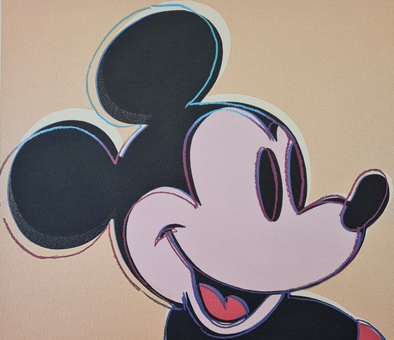 Image 1 of D'après Andy Warhol, Mickey Mouse, années 1980, lithographie