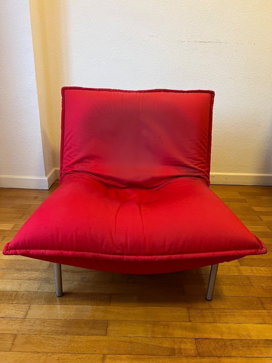 Image 1 of Canapé d’angle modulaire “Câlin” – Pascal Mourgue pour Cinna / Ligne Roset – 4 places, rouge