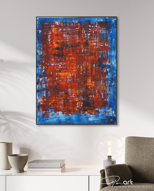 Parscha MIRGAWAMEDDIN - Inner Score - Artist's Canvas