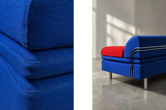 Vintage Mid-Century Danish Modern Memphis Design Sofa Diva Daybed by Gubi Olsen for GUBI, 1984 – Textile (photo 22 of 37)