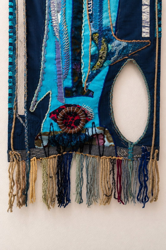 Image 1 of Maud Muller Massis (1924-) | 'Africa' | Unique Textile Artwork / Fiber Art Wall Object