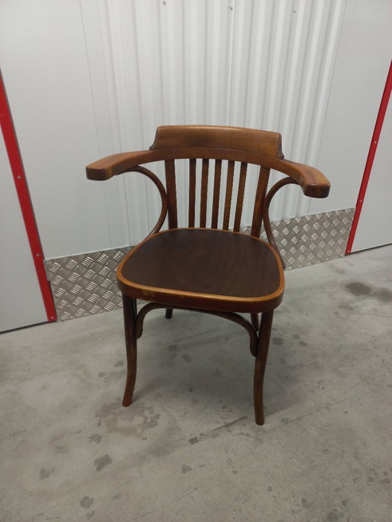 Image 1 of Thonet-style chair with armrests