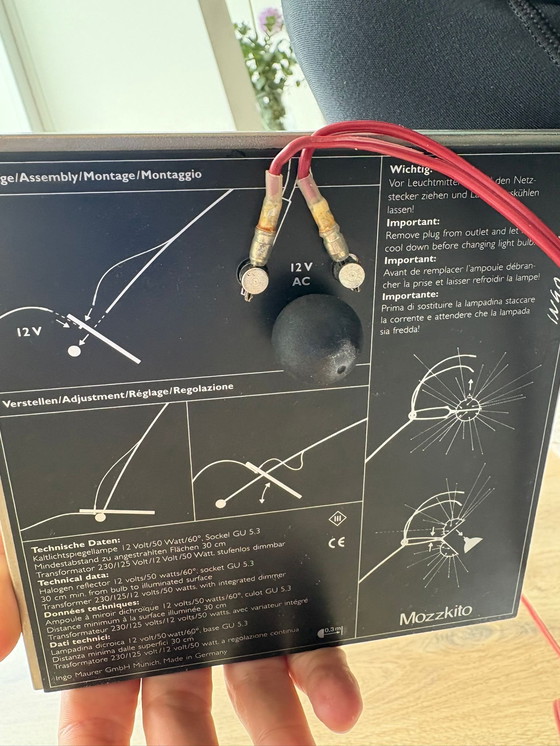 Image 1 of Lámpara de mesa Mozzkito de Ingo Maurer