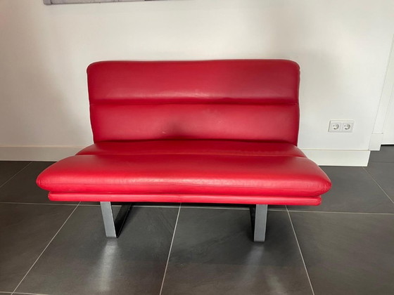 Image 1 of Canapé Artifort, Kho Liang Le, 2 places en cuir, original.