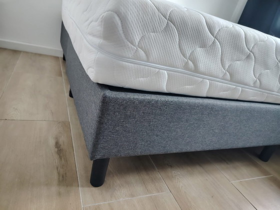 Image 1 of Boxspring Anthracite with hotel mattress - 25cm - 160*200