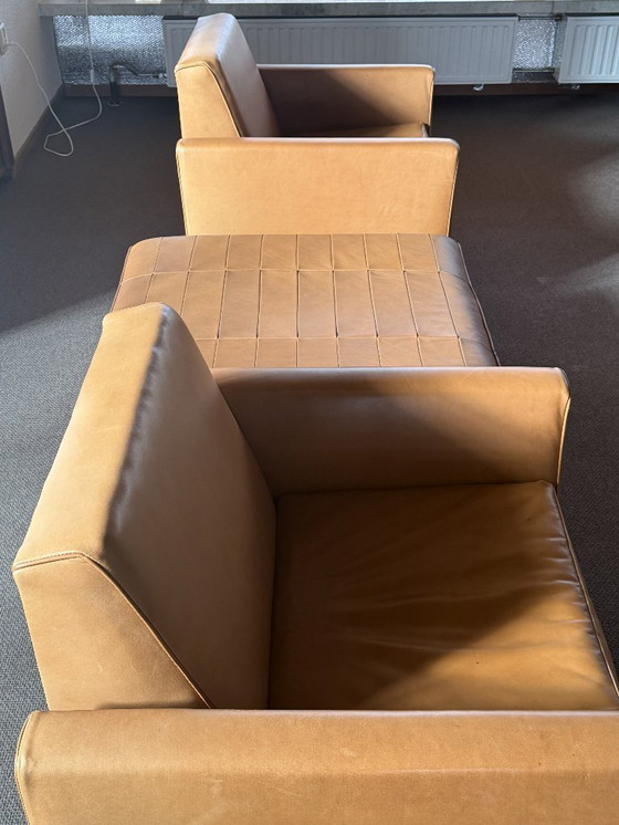 Image 1 of Artifort 410-Theo Ruth-set fauteuils+hocker/salontafel