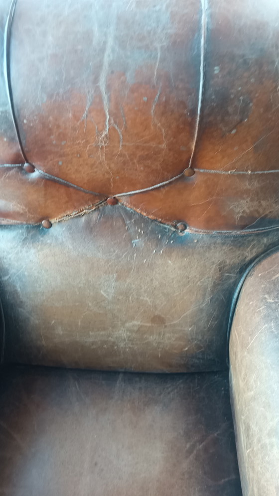 Image 1 of Set di 2 poltrone e sedili da club antichi