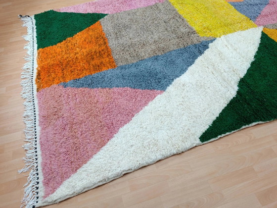 Alfombra bereber de lana hecha a mano 3 x 2 m – Wool (photo 5 of 11)