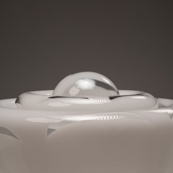 Image 1 of 1x Large Sculptural Italian Murano Glass Table Lamp
