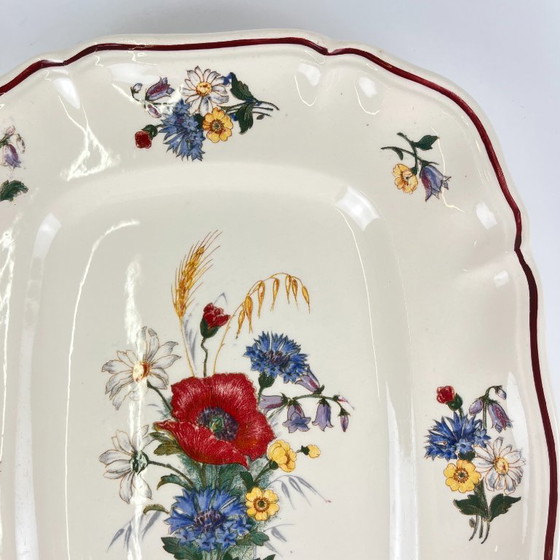 Large rectangular platter "Agreste" Sarreguemines, early 20th century. – Crockery, Ceramic (photo 7 of 9)