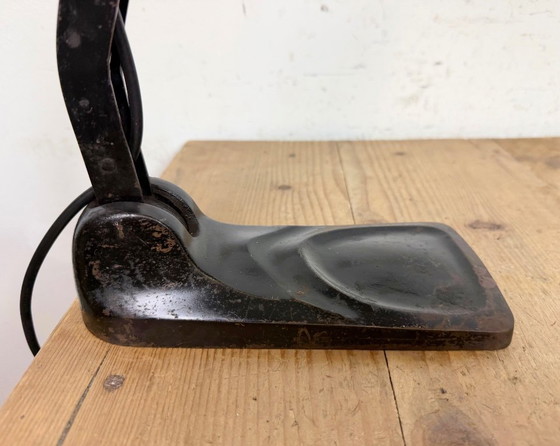 Image 1 of Vintage Duitse zwarte banklamp, jaren 1930