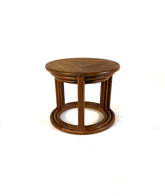 Image 1 of Vintage Danish teak mimiset coffee table '70