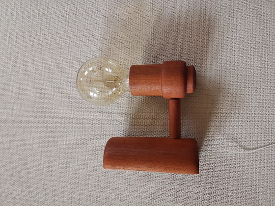 Image 1 of Ensemble d'appliques murales Domus de design danois en teck