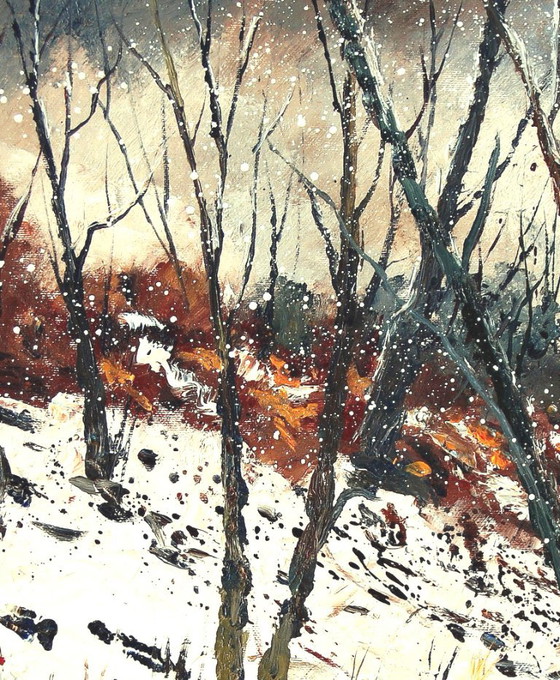 River In Winter – Paintings & Drawings, Canvas (photo 2 of 5)