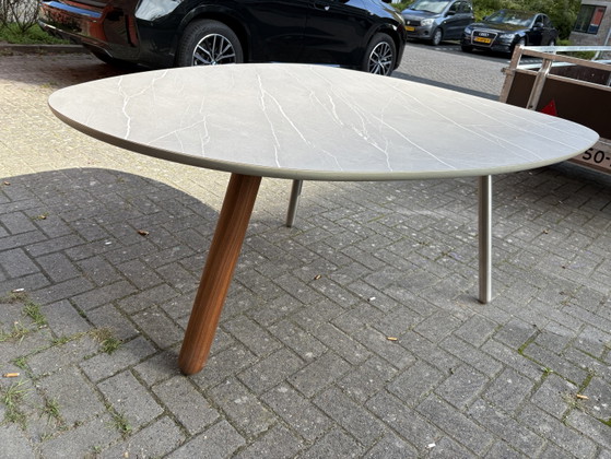 Design Esstisch Circlips - Marmoroptik HPL-Platte., Castelijn, Esstische, Andere, Grau (Foto 2 von 12)
