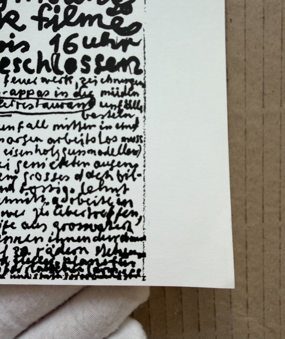 Bernhard Luginbühl, Kestnergesellschaft Hannover, ca. 1990, vintage tentoonstellingsposter – Paper (photo 8 of 10)