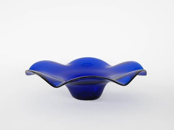 Image 1 of Cobalt platter, Danish design, 1970s, made in Denmark