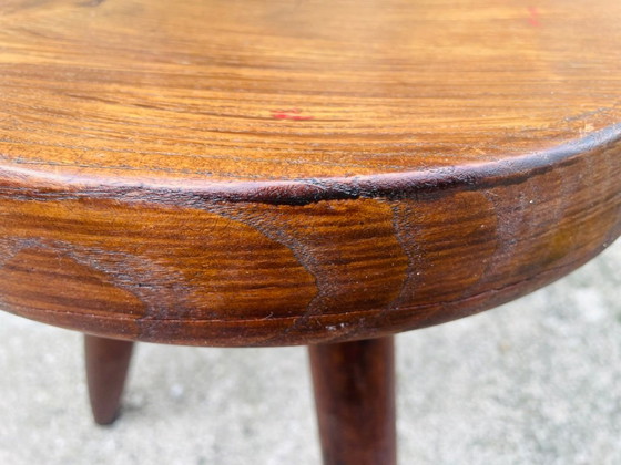 Sgabello Berger vintage, alto, in frassino, di Charlotte Perriand, anni '50 – Sgabelli, Legno (photo 11 of 32)