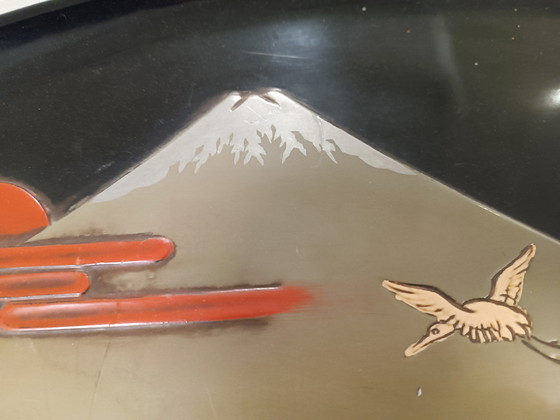 Image 1 of Vassoio giapponese antico in lacca vintage