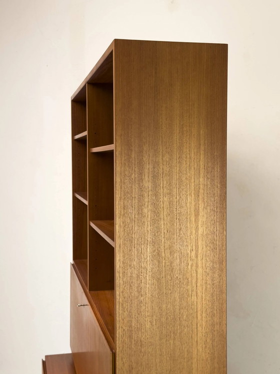 Libreria vintage in teak con scrivania di Omann Jun, anni '60 – Librerie, Scandinavian (photo 26 of 31)