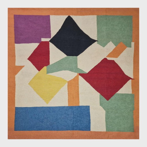 Handgeweven wandtapijt 'L'Escargot' van Henri Matisse | Wollen vloerkleed in beperkte oplage (203 x 211 cm)