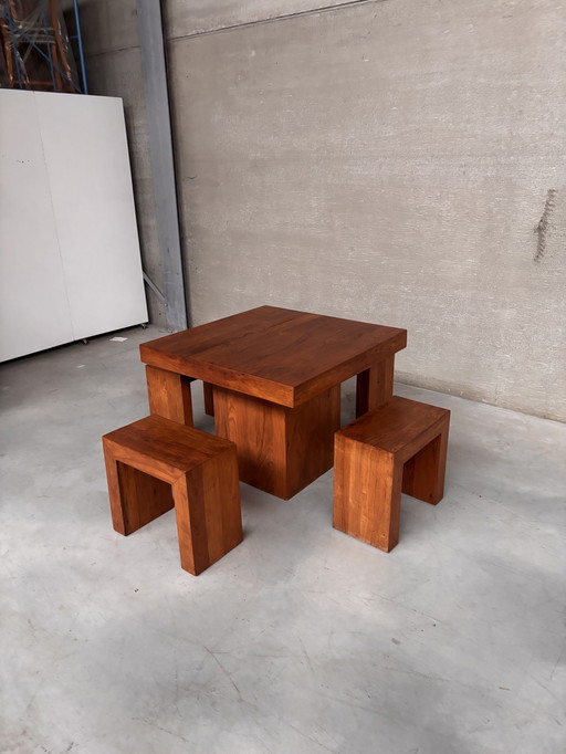 Brustalist dinning set 1990s