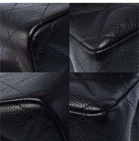 Image 1 of Sac CHANEL Timeless/Classique en Cuir Noir - 103396