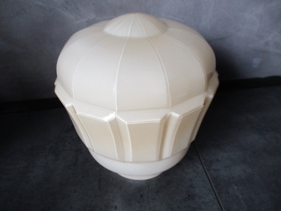 Image 1 of  Thabur plafondlamp, lichtbeige, compleet, 1938.