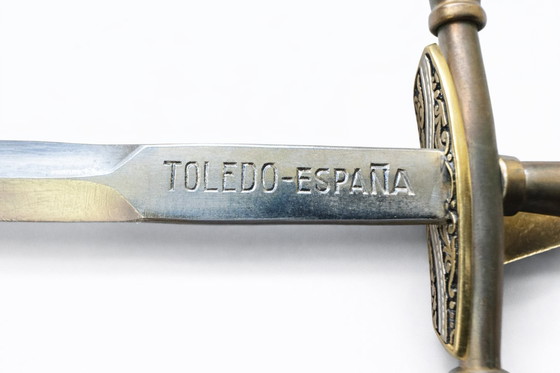 Image 1 of Brieföffner, hergestellt in den 1950er Jahren in Toledo, Spanien.