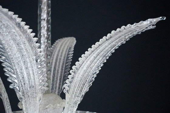 Image 1 of Vintage Italian Murano Glass Chandelier from the 1930s