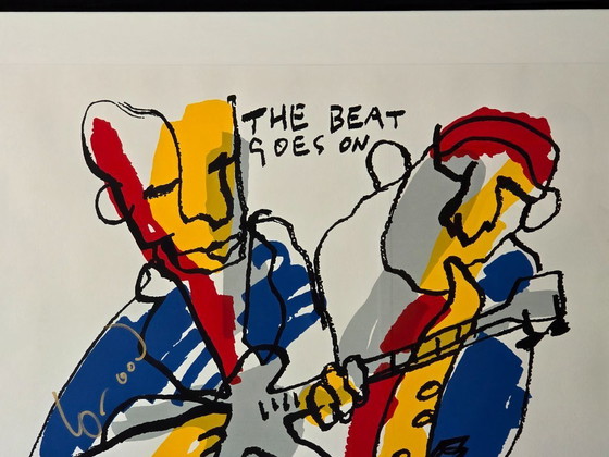 Image 1 of Herman Brood - Beat goes on - 72/230 - Hand-signed