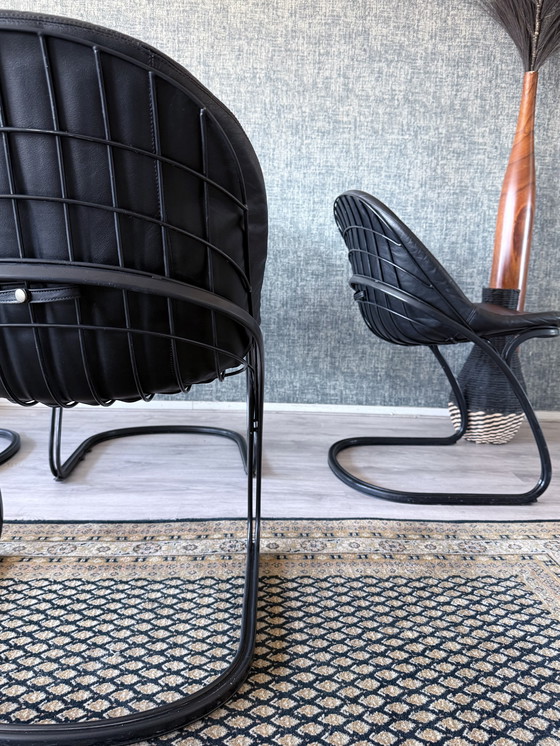 Image 1 of 4x Pascale Dining Chairs by Gastone Rinaldi for Thema, 1970s