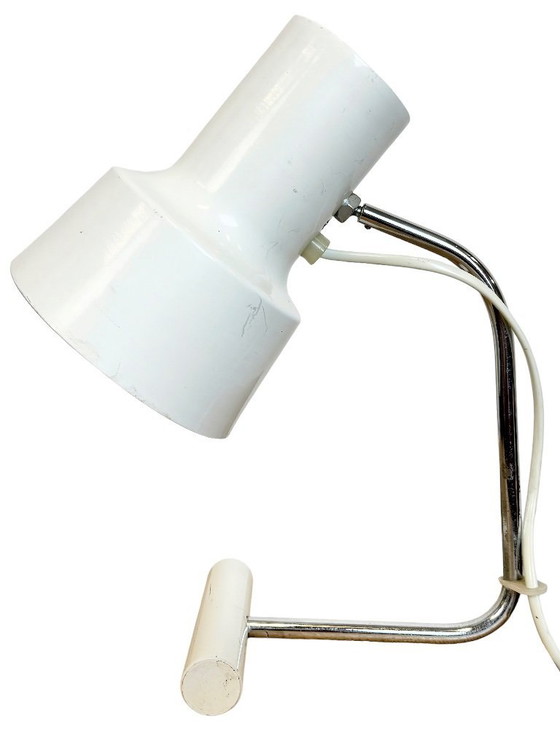 Image 1 of Lampe de table blanche de Josef Hurka pour Napako, années 1970