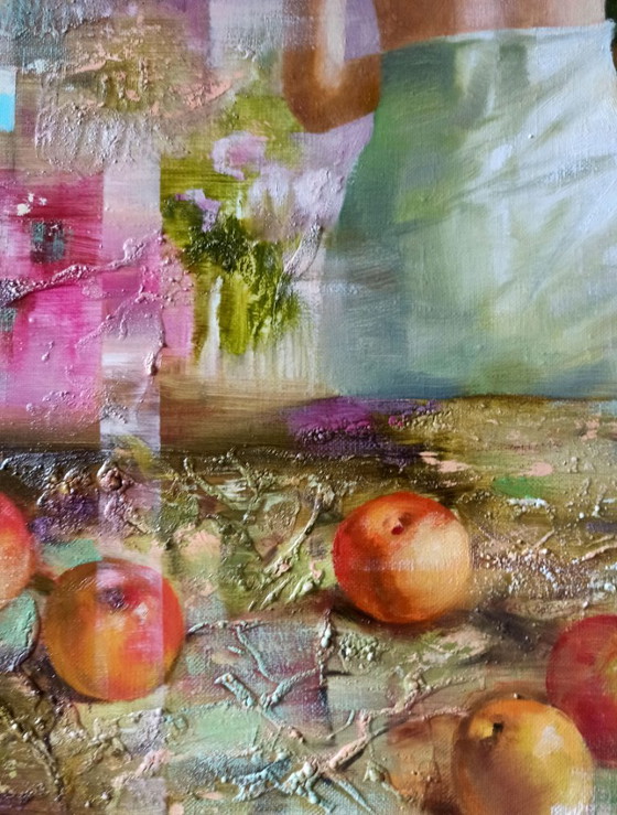 Original Oil Painting Abstract Figurative Girl Memories – Paintings & Drawings, Canvas (photo 9 of 13)