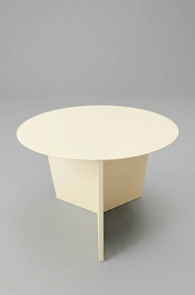 HAY Slit Table White - Scandinavian Design | Side tables second