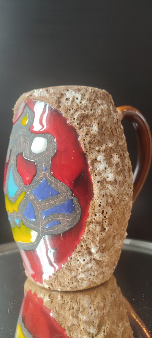 Céramique Italienne Luigi SANTI (1907-1981) Décor Zoomorphe
