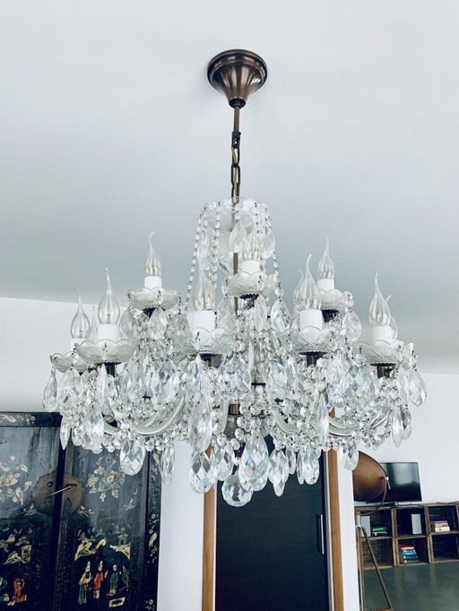 Crystal chandelier 18-arms, dimmable