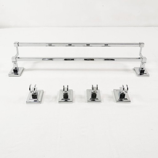 Set wandhangers voor de badkamer, Duitsland, jaren 80
