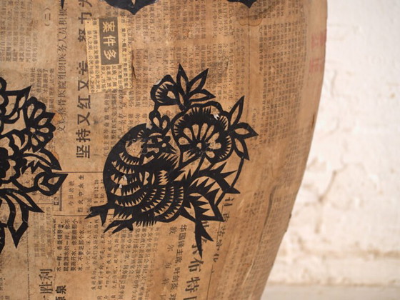 Antique Chinese papier-mâché container – China, circa 1900 – Decorative Objects, Rustic (photo 25 of 40)
